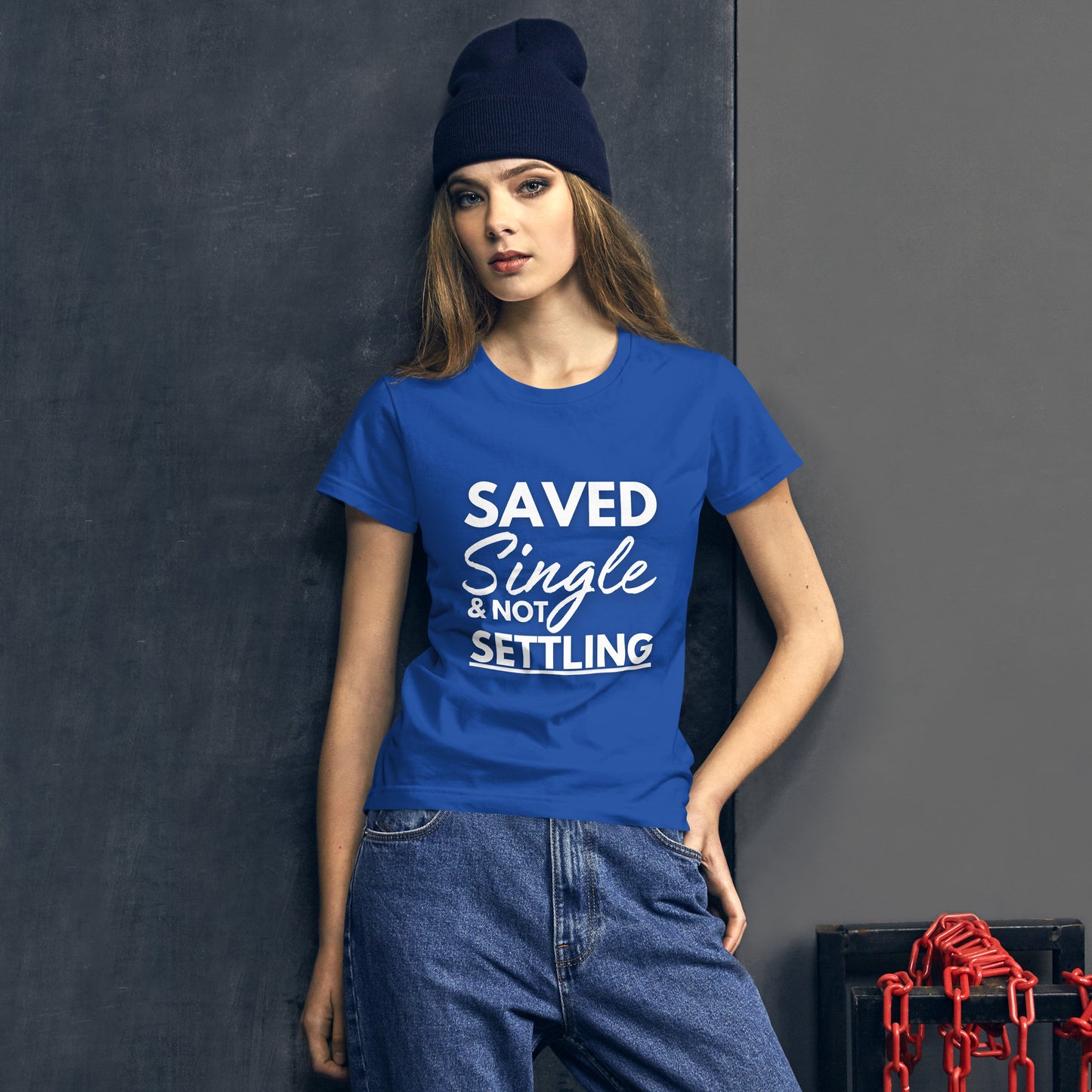 Saved, Single, & Not Settling Women's short sleeve t-shirt